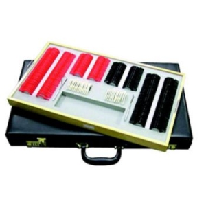 Kaseta szkieł próbnych SL-266 I – komplet soczewek okulistycznych w walizce do badań refrakcji.