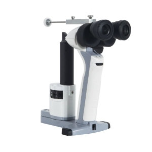 Lampa szczelinowa weterynaryjna LS-1B – przenośne urządzenie do badania przedniego odcinka oka u zwierząt.