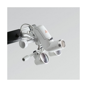 Lupa okularowa HEINE HR 2,5x/340 mm i-View – precyzyjna lupa chirurgiczna montowana do lampy czołowej ML4 LED.