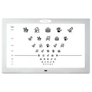 Panel LCD do badania ostrości wzroku Frey CP-600P – ekran testowy z tablicami optotypów do badań okulistycznych i optome