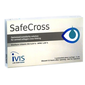 Ryboflawina SafeCross – roztwór o zoptymalizowanej osmolarności do zabiegu sieciowania kolagenu rogówkowego (cross-linki