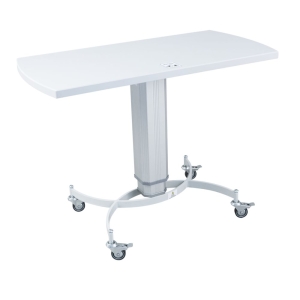 Stolik elektryczny ET-2 – stolik okulistyczny z regulacją wysokości, przystosowany do dwóch urządzeń diagnostycznych.