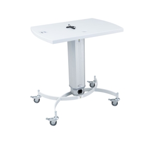 Stolik elektryczny ETT – mobilny stolik okulistyczny z regulacją wysokości, przeznaczony pod tonometry Reichert.