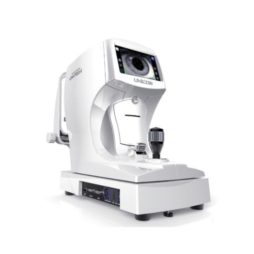 Autorefraktometr z keratometrią Unicos URK-800A – nowoczesne urządzenie do badania refrakcji i krzywizny rogówki.