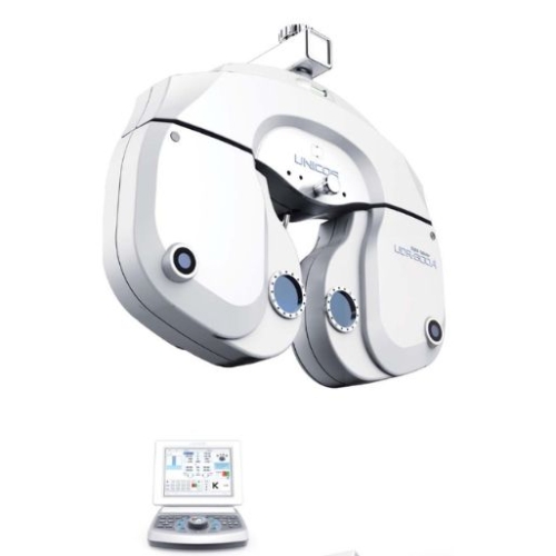 Foropter automatyczny Unicos UDR-800A – urządzenie do automatycznego badania refrakcji i dobierania korekcji wzroku.