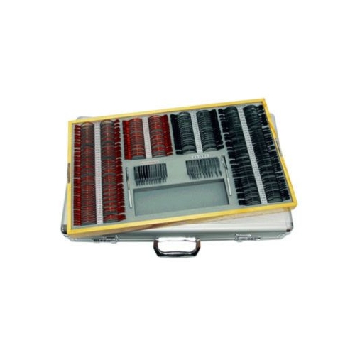 Kaseta szkieł próbnych JS-266 I – zestaw soczewek okulistycznych do testowania wad wzroku.