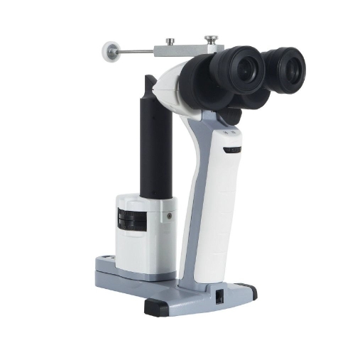 Lampa szczelinowa weterynaryjna LS-1B – przenośne urządzenie do badania przedniego odcinka oka u zwierząt.