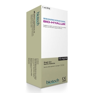 Bio-Hyalur – roztwór hialuronianu sodu 10 mg/ml do zastosowań okulistycznych.