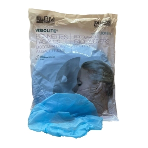 Jednorazowa osłona do testera widzenia Visiolite – opakowanie ochronnych nakładek na urządzenie okulistyczne.