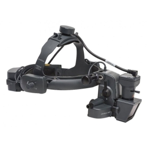 Oftalmoskop pośredni HEINE OMEGA 500 z kamerą cyfrową DV1 – zestaw diagnostyczny z oświetleniem LED i wbudowaną kamerą d