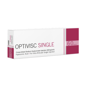 OPTIVISC SINGLE 60 mg/2 ml – preparat kwasu hialuronowego do jednorazowej iniekcji dostawowej w terapii chorób stawów.