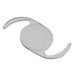 Soczewka wewnątrzgałkowa EyeCryl 600 – implant monofokalny akrylowy z ramionami stabilizującymi.
