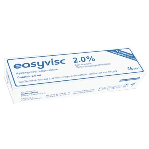 Easyvisc 2% – roztwór hydroksypropylometylocelulozy do zabiegów chirurgii okulistycznej.